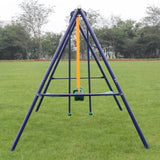 Durable Metal Swing Set with Glider – Perfect Outdoor Play for Kids image 1