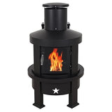 Even Embers Pellet Chiminea, 100 sq. ft., 70,000 BTU image 0