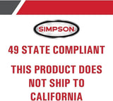 Simpson PowerShot PS60843 – 4400 PSI 4.0 GPM Commercial Gas Pressure Washer with 50 ft Hose | Cold Water, 49-State Compliant image 6