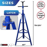 K Tool 2 Ton Under Hoist Jack Stand image 3