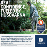 Husqvarna 350BT Gas Backpack Leaf Blower 50.2cc, 692 CFM, 180 MPH image 8