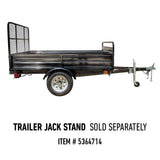 DK2 5-ft x 7-ft Steel Utility Trailer with Ramp Gate ( 1639-lb Capacity ) 2491711 image 8