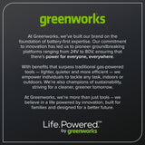 Greenworks 60V 21″ Self Propelled Lawn Mower with (1) 8.0 Ah Battery & Rapid Charger 2546402 image 9