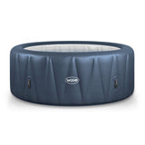 Wave Atlantic 6 Person Round Inflatable Hot Tub, Navy image 0