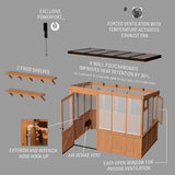 9×6 Willow Greenhouse image 23