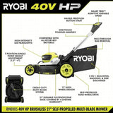 40V HP Brushless 21″ Self-Propelled Multi-Blade Mower Kits. image 1
