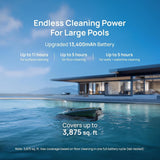Beatbot AquaSense 2 Pro Robotic Pool Cleaner – 5-in-1 Cordless Skimmer & Clarifier, App-Controlled, Smart Parking, Up to 3,875 Sq. Ft. – Obsidian image 15