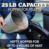 Even Embers Pellet Chiminea, 100 sq. ft., 70,000 BTU image 4