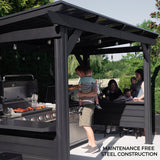 Rockport XL Steel Grill Gazebo image 6