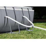 Intex 24ft x 12ft x 52in Ultra XTR Frame Rectangular Swimming Pool Set with Sand Filter Pump, Ladder, Ground Cloth, Cover and Robot Vacuum image 4