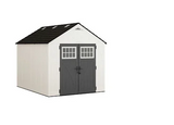 Suncast Tremont 8 ft. x 10 ft. Storage Shed with Floors – Ice Cube|BMS8125 image 3