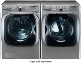 LG – 5.2 Cu. Ft. High Efficiency Front-Load Washer with Steam and TurboWash Technology – Graphite steel image 5