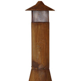 Sunnydaze 70″ Rust Patina Finish Steel Wood-Burning Chiminea with Spark Screen image 14