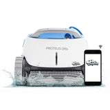 Dolphin Proteus DX5i Wi-Fi Robotic Pool Cleaner with Waterline Scrubber – For Pools up to 50 ft image 0