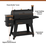 Pit Boss Pellet Smoker, Savannah 1500 Square Inch Wood Fired Pellet Grill, Onyx Series image 1