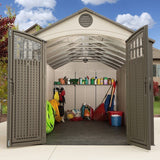 D Plastic Storage Shed 8 ft. W x 20 ft image 7