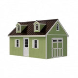Best barns Hampton 12×16 Wood Storage Shed Kit Installation Included image 5
