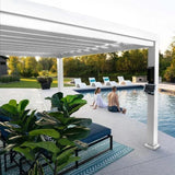 Windham 12 Ft. W x 10 Ft. D Steel Pergola with Canopy image 2