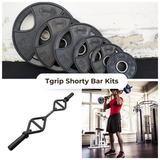 TGrip Shorty Bar Training Kits – Multi Grip – Functional Training – Football – Swiss – Neutral image 0