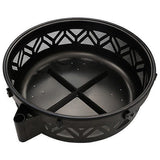 Red Mountain Valley 47 in. Wood-Burning Fire Pit with Adjustable BBQ Grate, Geometric image 4