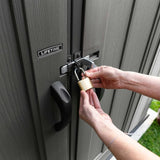 15 Ft. x 8 Ft. High-Density Polyethylene (Plastic) Steel Reinforced Outdoor Storage Shed image 5