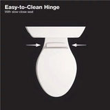 Kohler Highline Arc The Complete Solution 2-piece 1.28 GPF Single Flush Elongated Toilet in White image 2