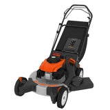 26 in. 208 cc Gas Walk Behind 3-In-1 Wide Area Self Propelled Lawn Mower, Rear Wheel Drive with Blade Brake Clutch image 0