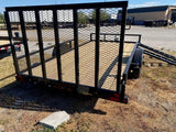 Big Tex 35SA-14BKRSX Single Axle ATV Trailer 83″x14′ Black image 2