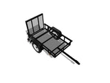 Carry-On Trailer 4-ft x 7-ft Steel Mesh Utility Trailer image 1