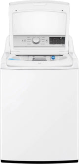 LG – 5.5 Cu. Ft. Smart Top Load Washer with TurboWash3D – White image 12
