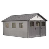 Lifetime 11 Ft. X 21 Ft. Outdoor Storage Shed With Tri-Fold Doors image 14