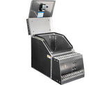 Buyers Products 28-in x 24-in x 19-in Smooth Aluminum Step Box Truck Tool Box 1705285 image 2
