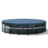 Intex Ultra XTR Frame 18′ x 52″ Above Ground Swimming Pool with Sand Filter Pump, Ladder, Cover, & Maintenance Accessory Kit with Vacuum and Skimmer image 3