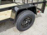 5×8 Powder Coated Dovetail Utility Trailer Single 3,500lb Axle image 5