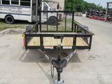 5×8 Powder Coated Dovetail Utility Trailer Single 3,500lb Axle image 6