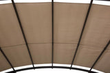 Pergola, Outdoor Steel Arched Pergola with Adjustable Canopy image 3