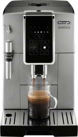 De’Longhi – Dinamica TrueBrew Over Ice Fully Automatic Coffee and Espresso Machine- Chrome and Black image 1