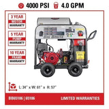 Simpson BB65106 Big Brute Professional 4000 PSI (Gas-Hot Water) Pressure Washer image 12