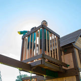 Backyard Discovery Skyfort III Cedar Swing Set w/ Tube Slide – DIY image 3