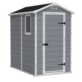 Keter Manor 4 ft. W x 6 ft. D Vertical Resin Outdoor Storage Shed Ideal For Patio image 0