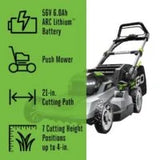 EGO POWER+ LM2114 21″ Brushless Push Lawn Mower Kits. image 4