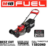 Milwaukee 2823-20 M18 Fuel Self-Propelled Dual Batterys 21-in Walk Behind Mowers image 2