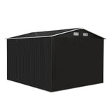 8′ x 10′ Tool Storage Shed Charcoal Black image 3
