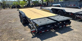 22 Foot Big Tex Super Duty Tandem Axle with Mega Ramp Black Equipment Trailer (16ET-19BK+3MR) image 2